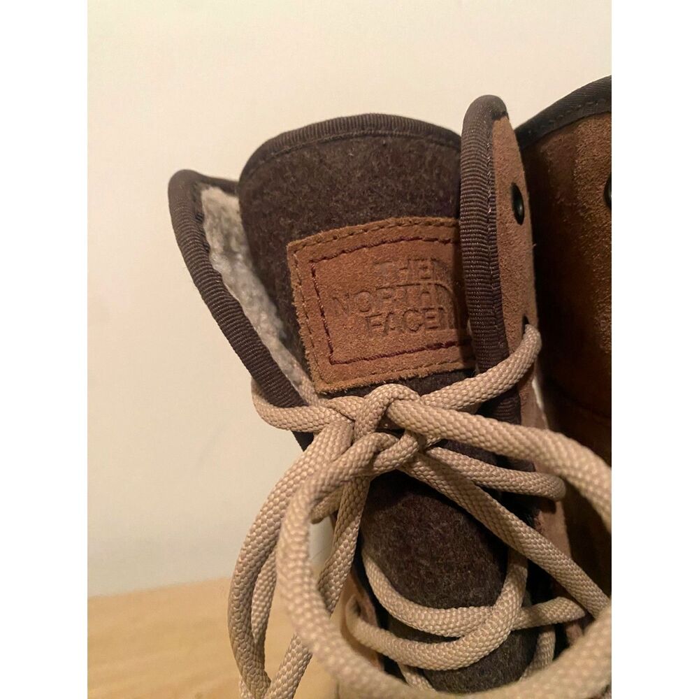 North Face Winter Boots Women’s Size 8 Brown Duck Boots Warm Snow Boots - Picture 5 of 8